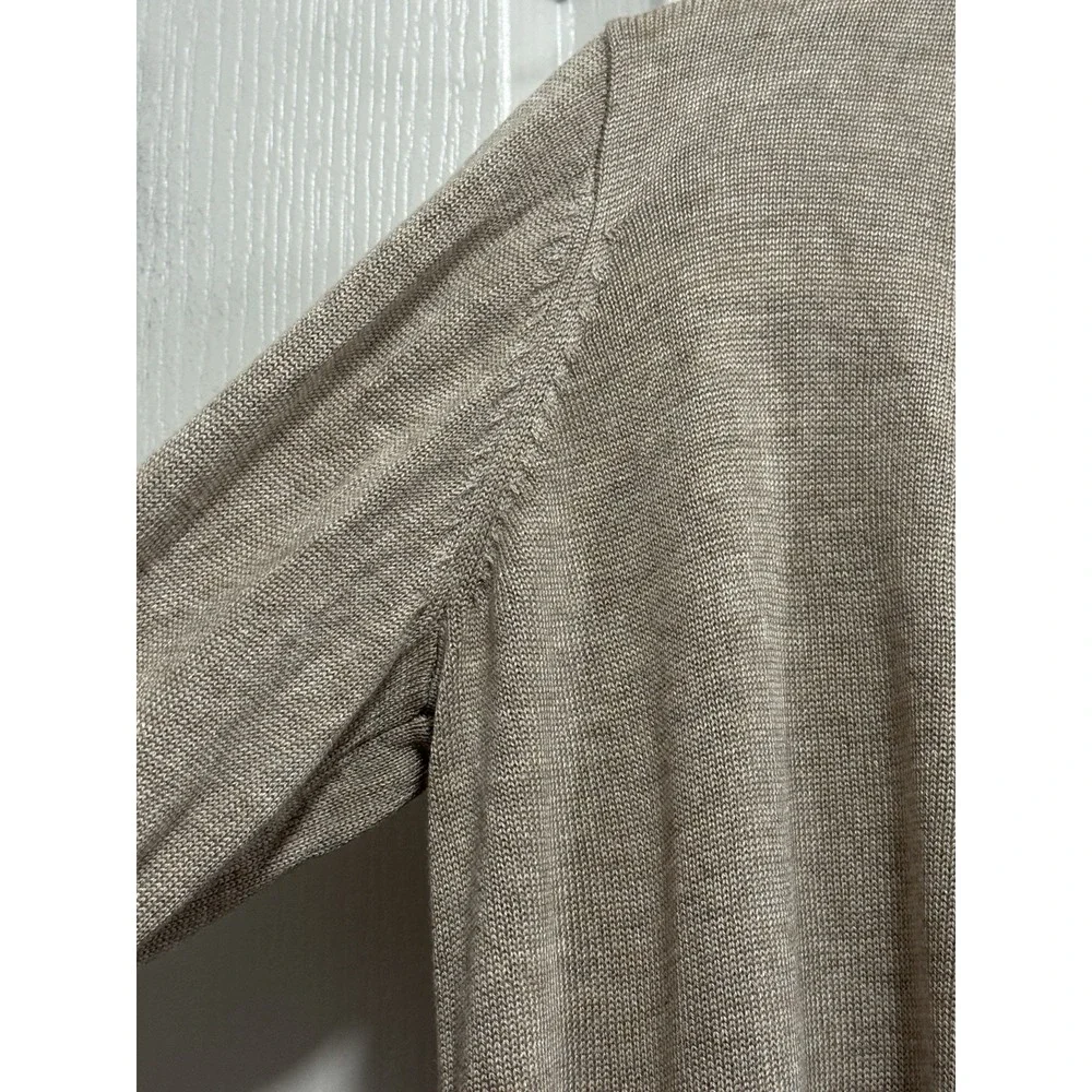 CYRUS Beige Open Front Knit Cardigan Sweater M‎